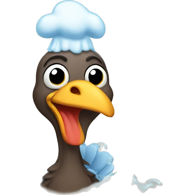 Turkey showering  emoji