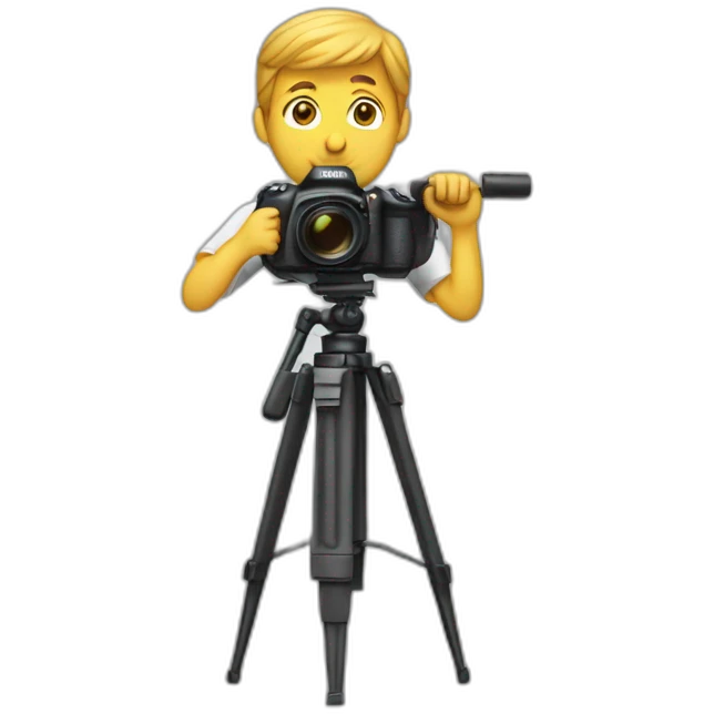 Camera man emoji