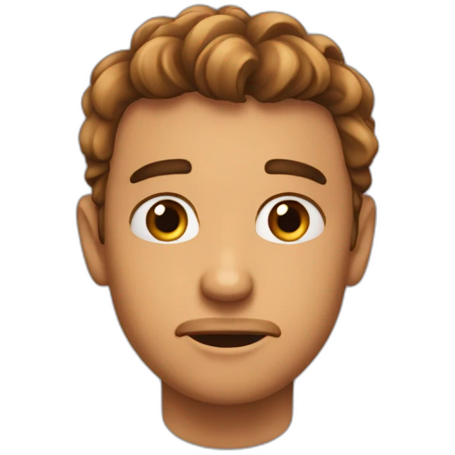 😍 emoji like this, just make the ego more shocked and replace the hearts in the eyes with these 🩶 emoji