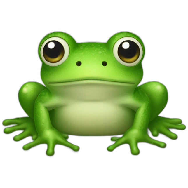 Doudou frog emoji