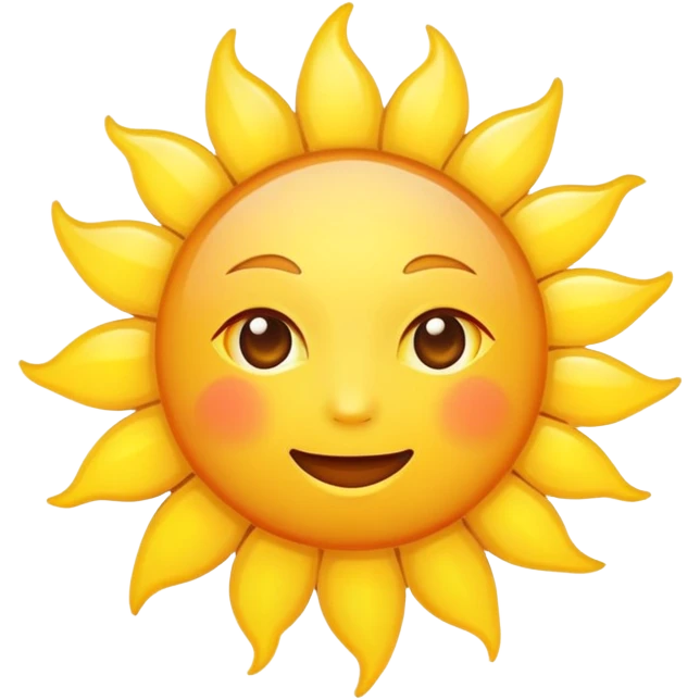 bright sun emoji