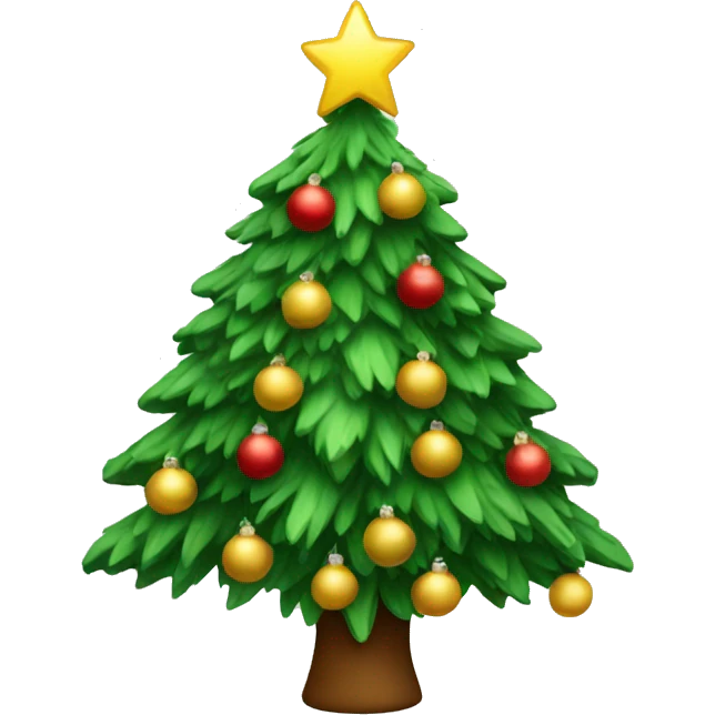 Christmas tree emoji
