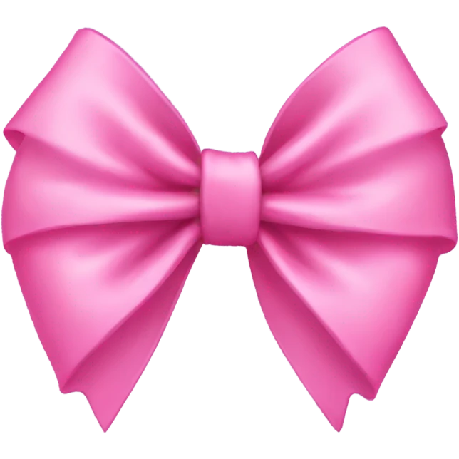 Pink bow emoji