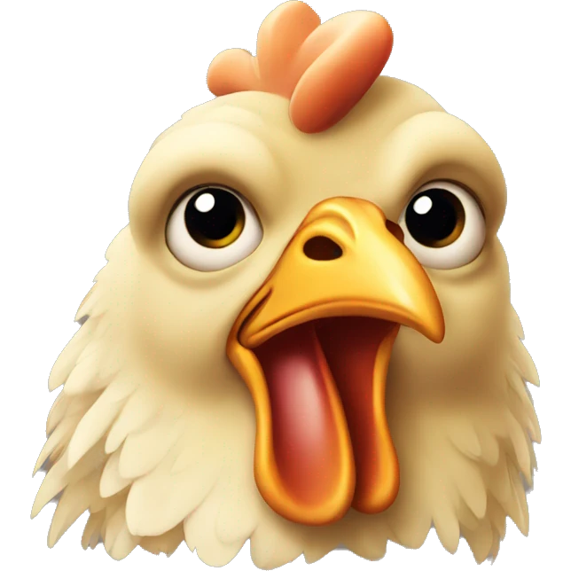 chicken emoji
