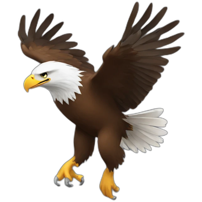 eagle jump emoji