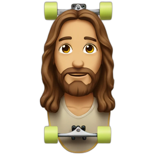 Jesus skateboard emoji