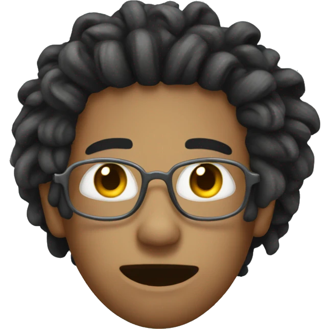nonchalant dread head emoji