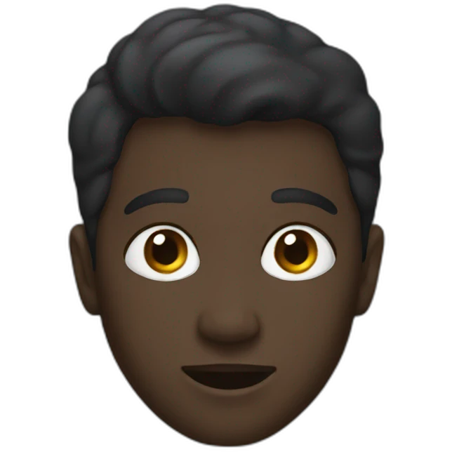 black auditory emoji emoji