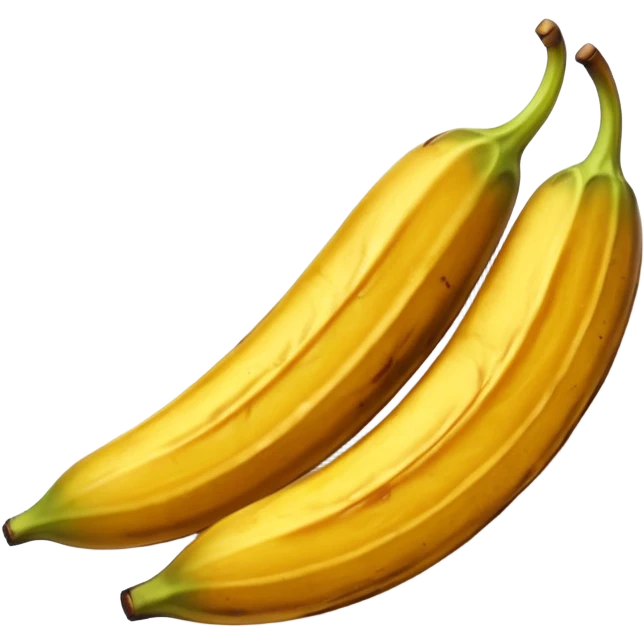 A single fried sweet plantain slice (tajada) with golden edges and a caramelized texture, looking juicy and appetizing with a glossy finish to show its frying. emoji