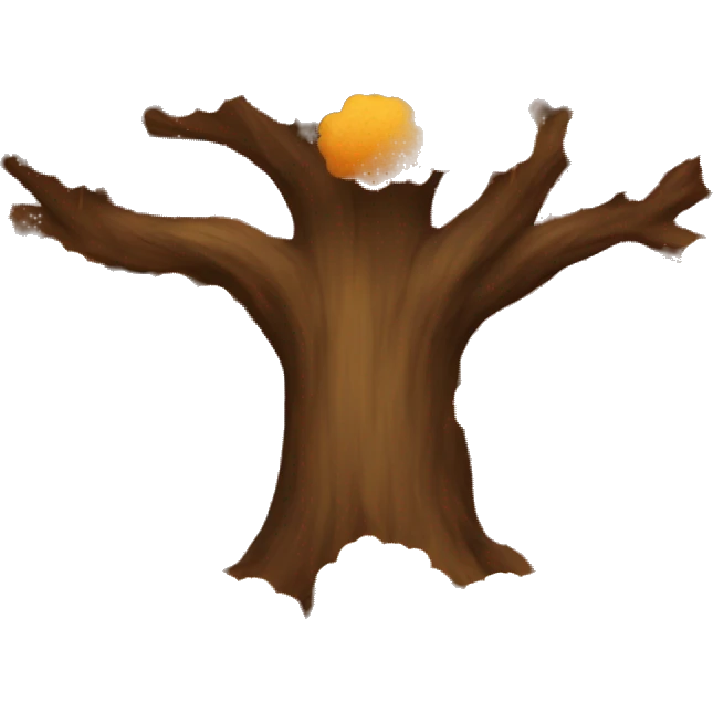Autumn tree emoji