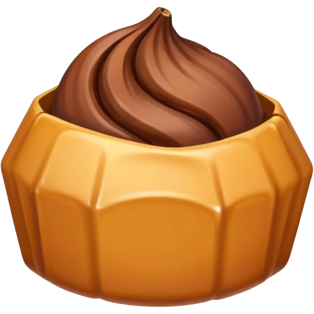 one nut candy in a colored wrapper emoji