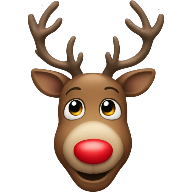Red Nosed Reindeer emoji
