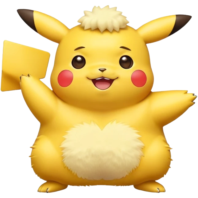 fat pikachu emoji