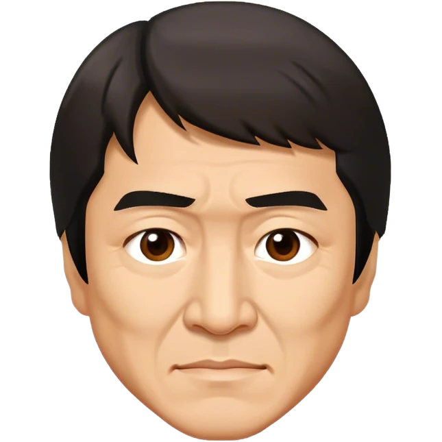 Jackie chan portrait  emoji