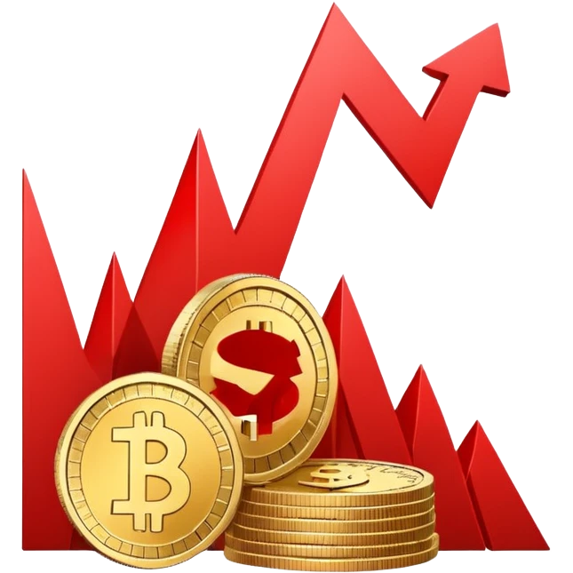 Falling value of the dollar emoji