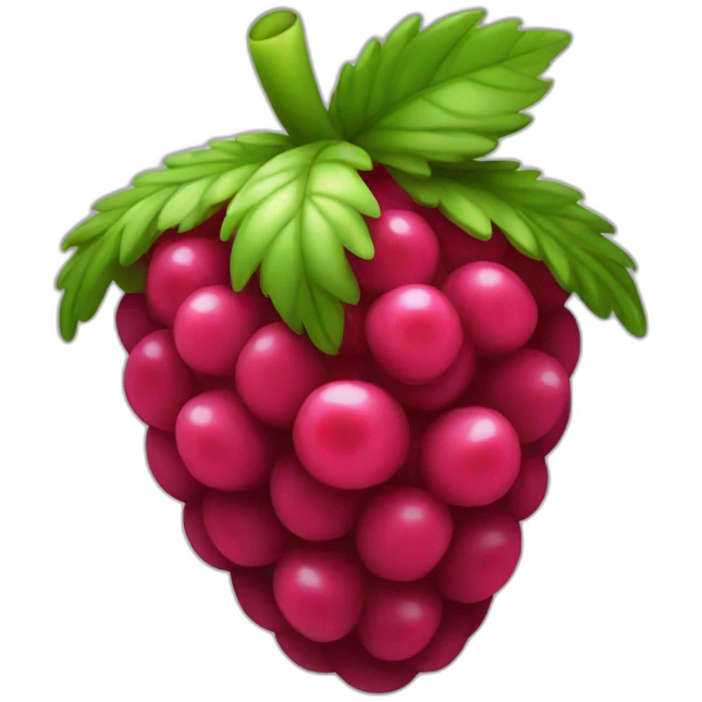 raspberry emoji