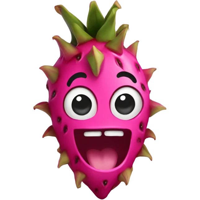 dragonfruits giggling emoji