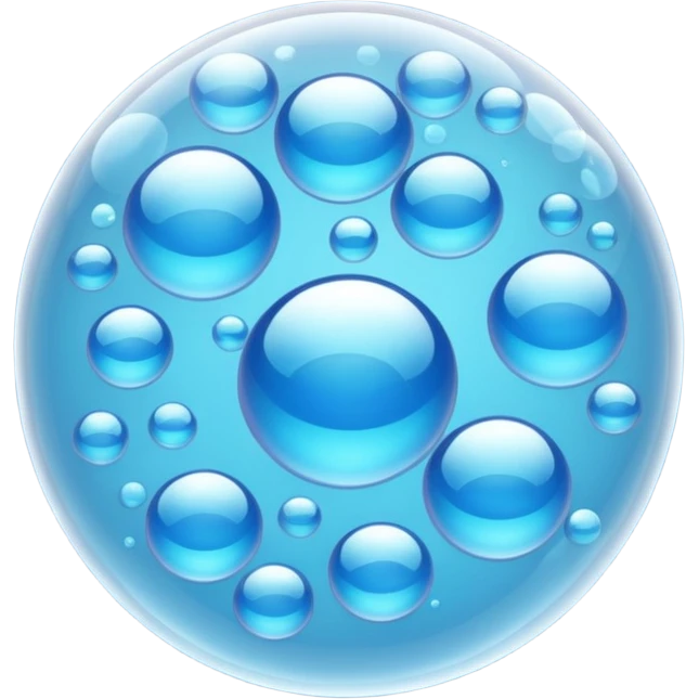 many bubbles emoji