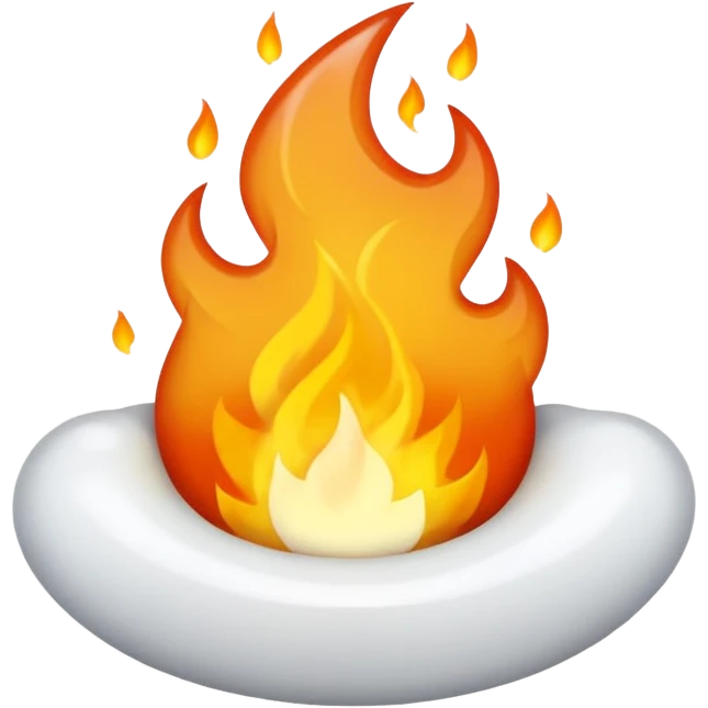 les initiales FDWS en flamme blanche emoji