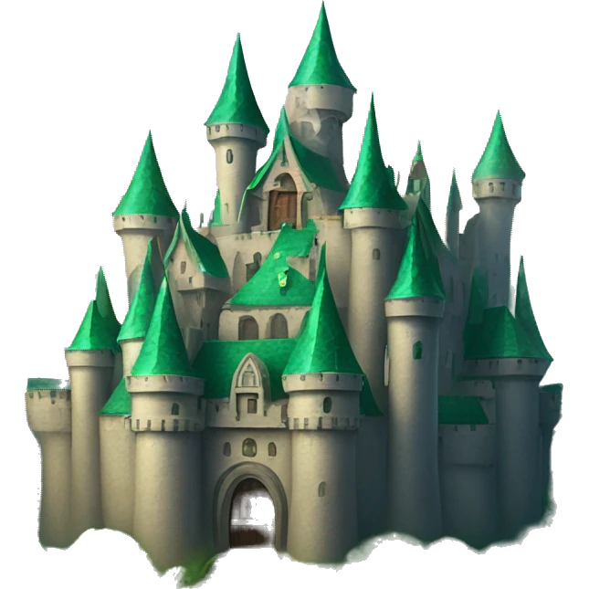 The sorcerer's emerald castle  emoji