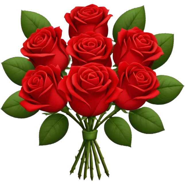 bouquet of roses emoji
