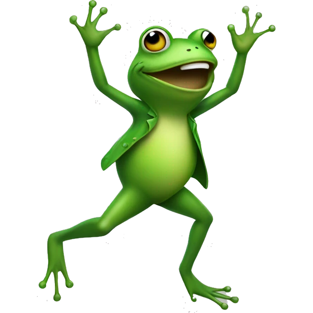 frog dancing emoji
