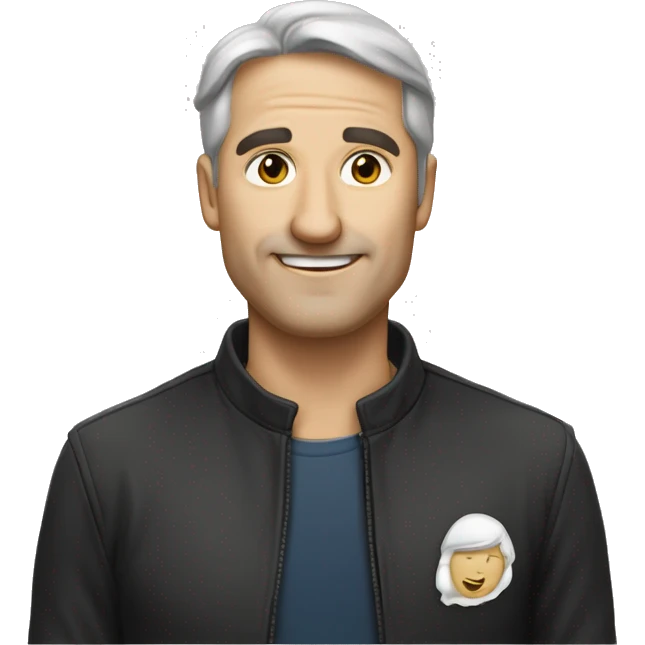 Французский бульдог белый с черными пятнами emoji