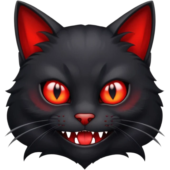 Vampire cat  emoji