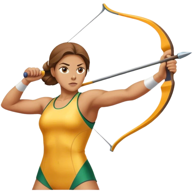 Woman javelin thrower emoji