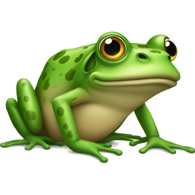 Frog with fake legs  emoji