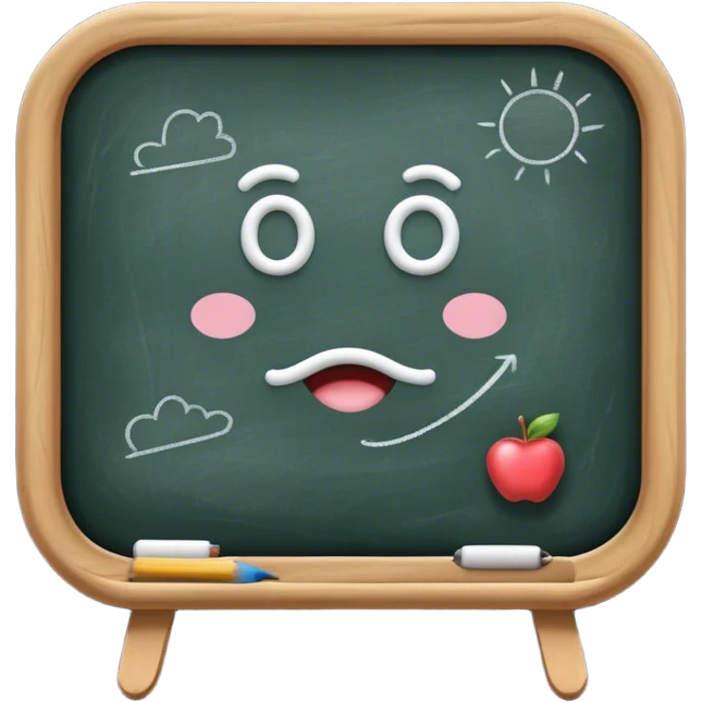 chalkboard emoji