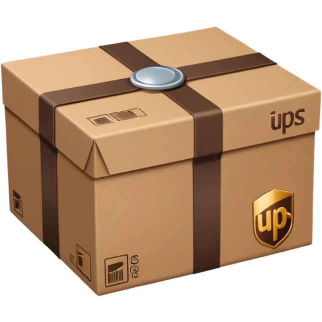 UPS delivery parcel emoji