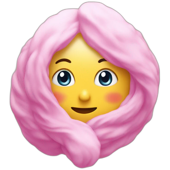 Cœur avec un chient emoji