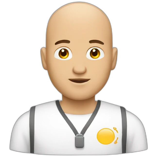 bald men programming emoji