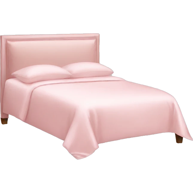 Light pink silk bed emoji