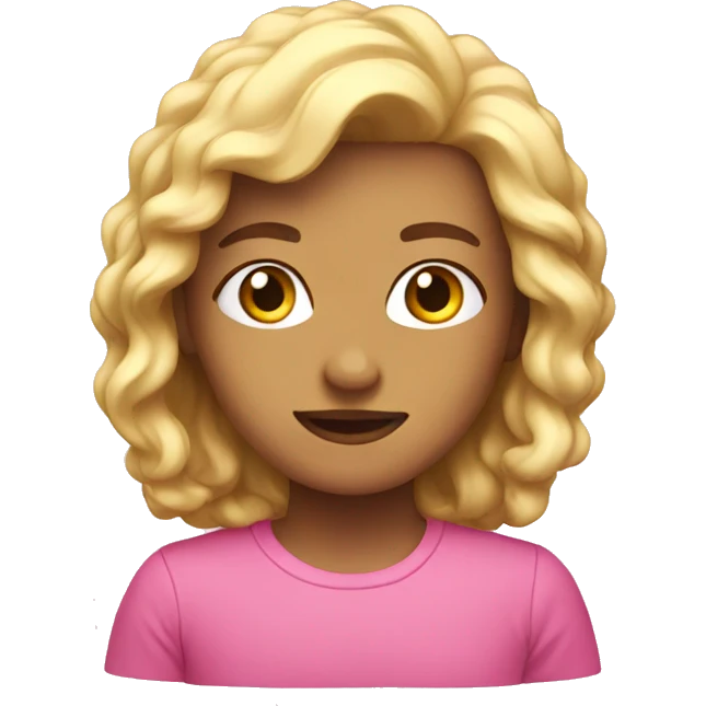 Pink  emoji