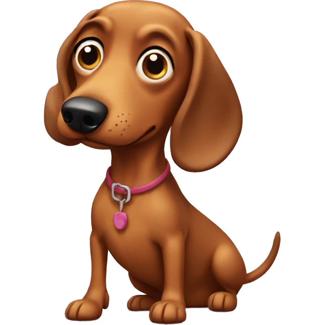 Weenie dog  emoji