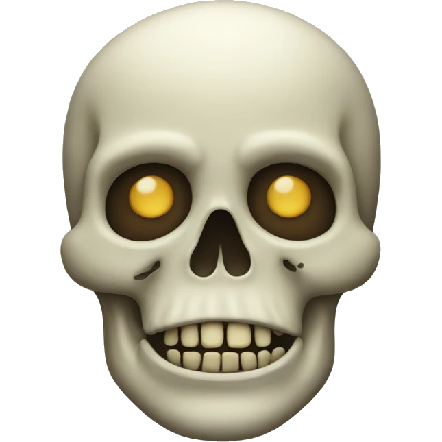 Fat fat fat skeleton  emoji