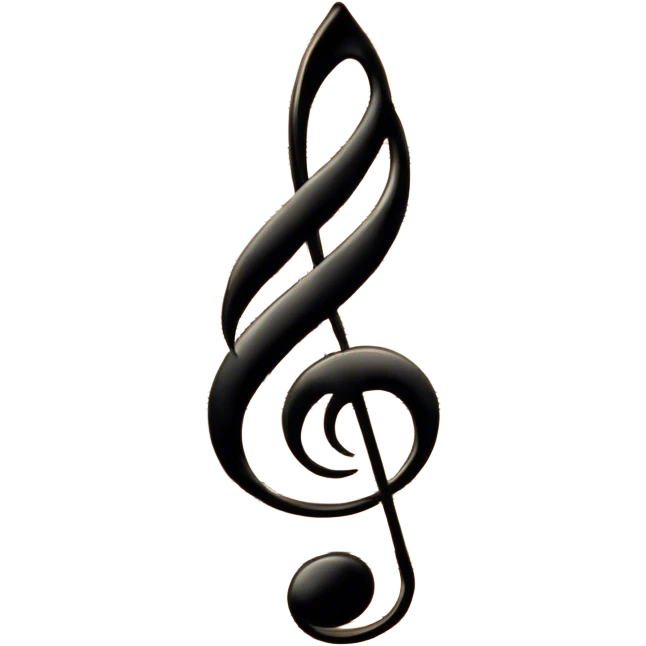 Cinematic Realistic Music Notes, crisp black ink on vintage sheet music, slightly curled edges, soft candlelight casting subtle shadows, glowing with an artistic and nostalgic charm. emoji