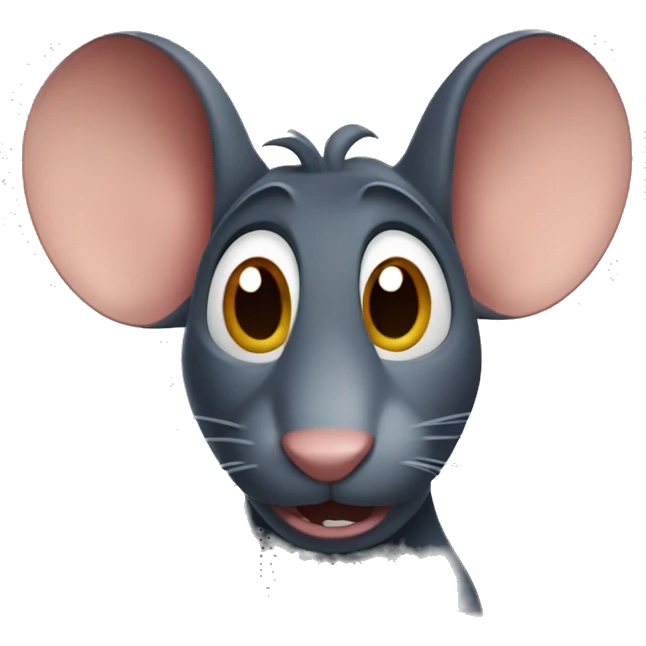 Ratatouille with huge ears emoji