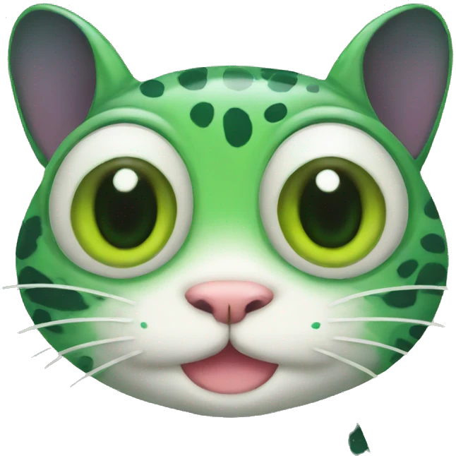 frog as cat emoji