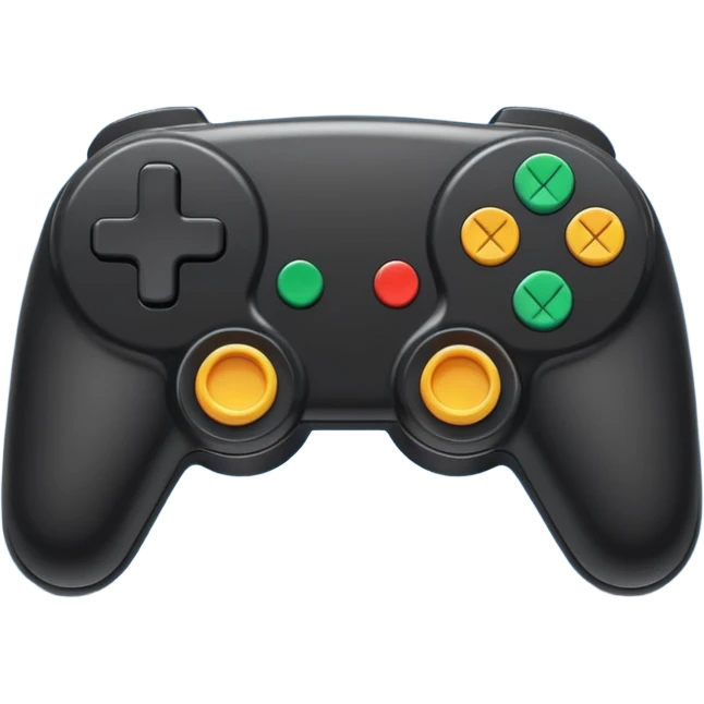 black game pad emoji