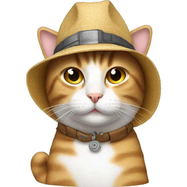 cat in a propeller hat emoji
