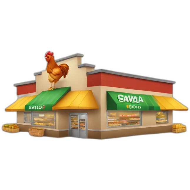 chicken supermarket emoji