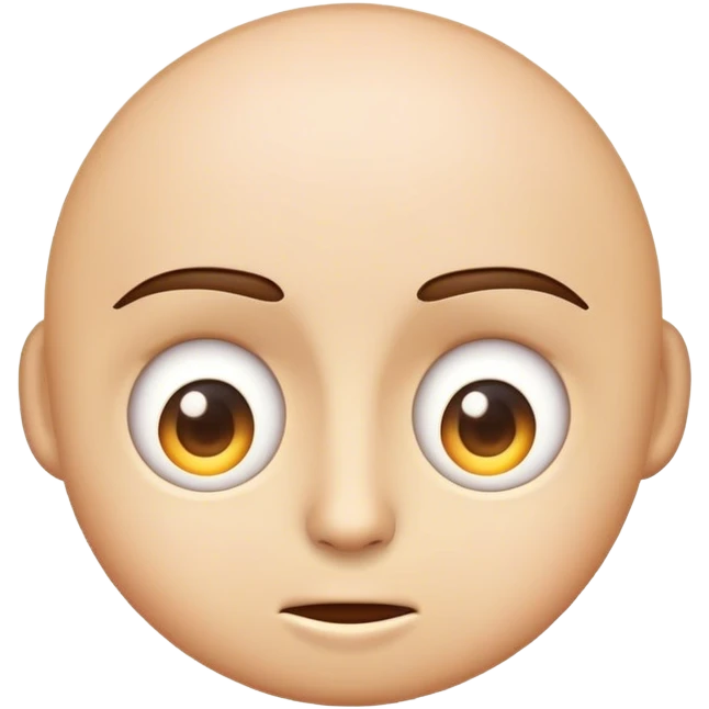 😯 emoji with the eyes facing different directions  emoji
