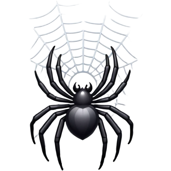 cute spider web emoji