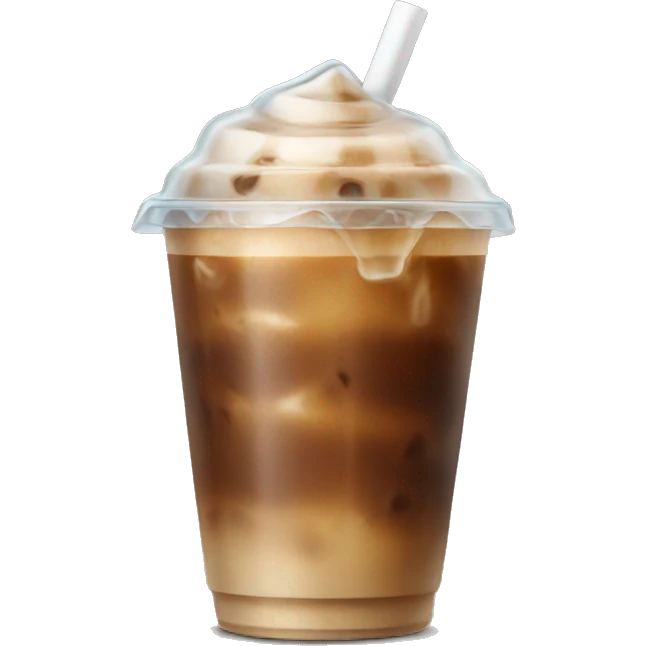 Iced coffee emoji