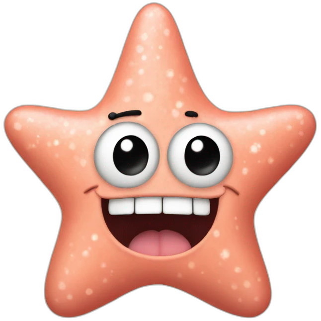 Patrick star emoji