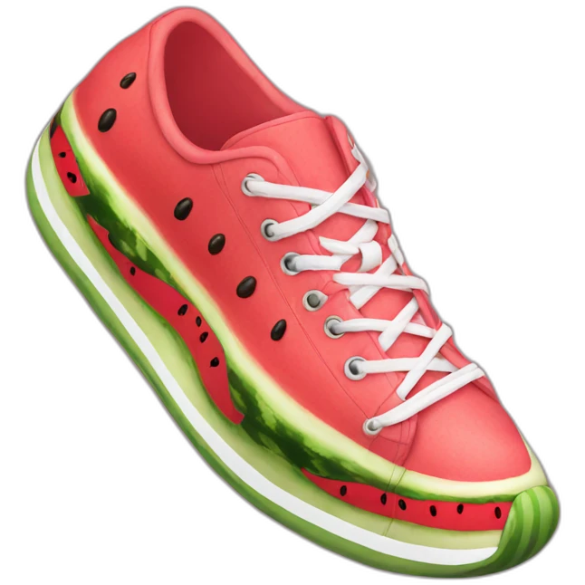 Watermelon sneakers emoji