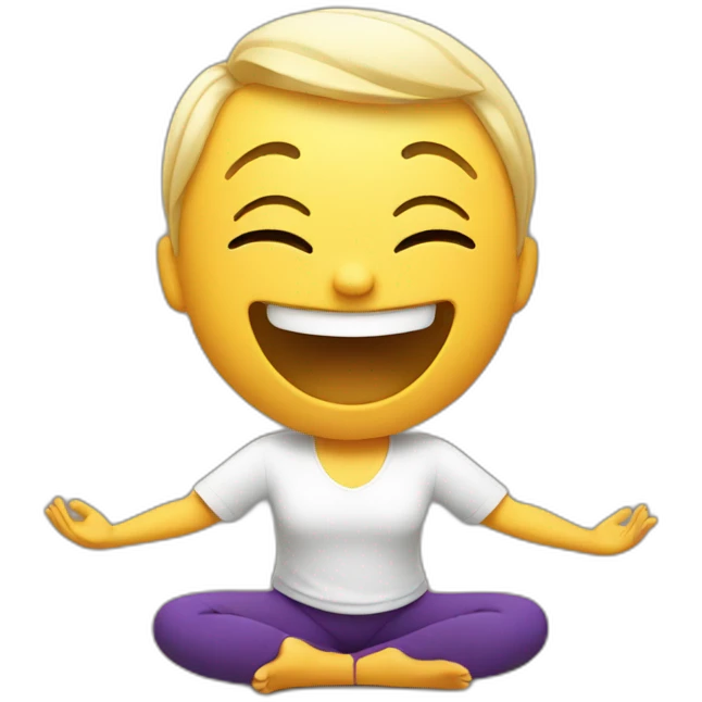 laughing-yoga emoji